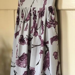 BB Dakota Purple Floral Midi Dress